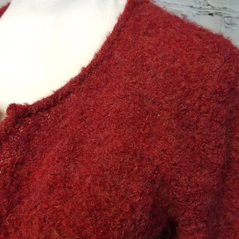 Wrap London 89% alpaca fluffy soft cardigan
